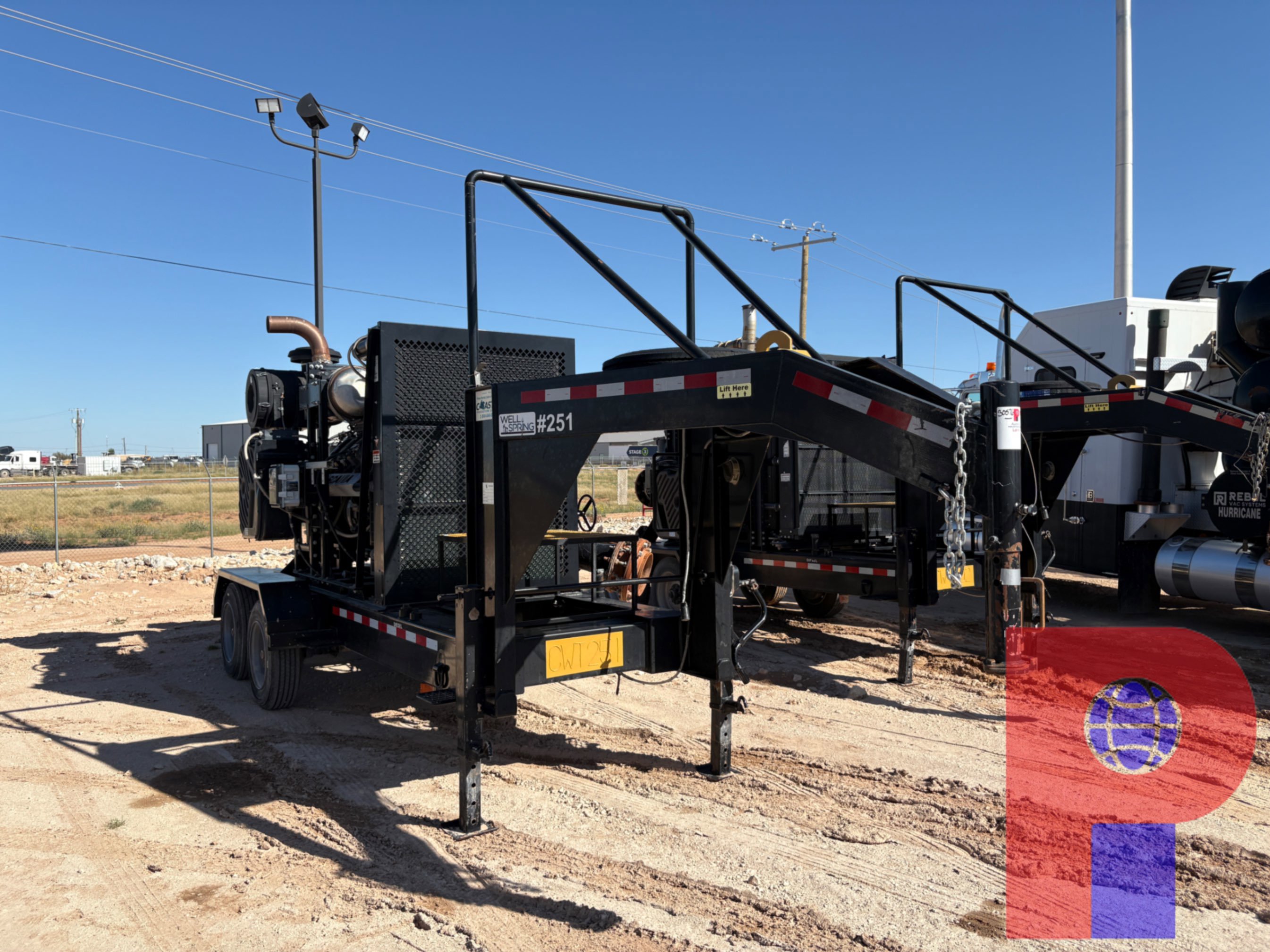 Used 2022 COASTAL  T/A GOOSENECK 760 HP WATER TRANSFER PUMP