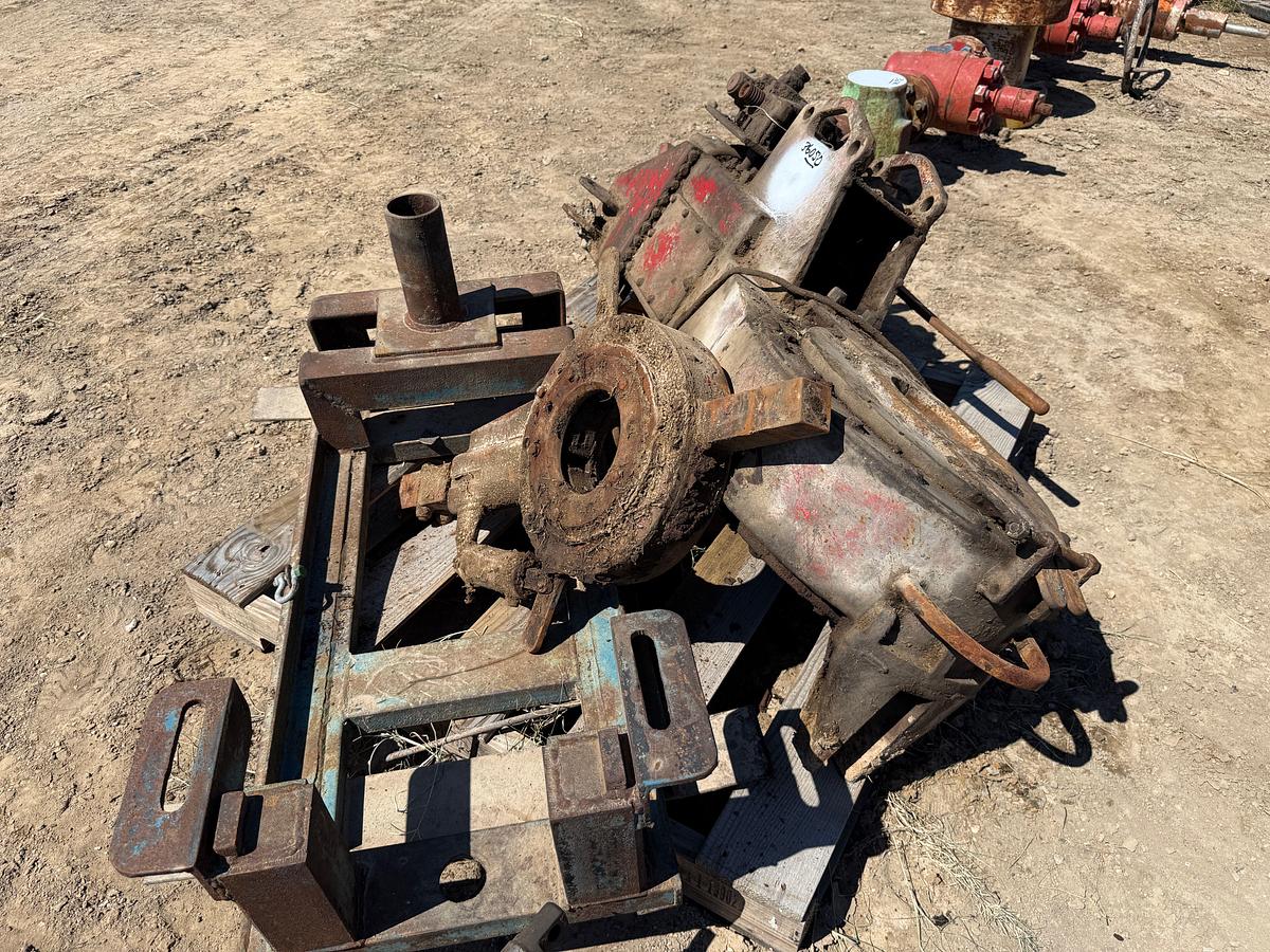 Used MAVERICK M58-60 HYD POWER TUBING TONG W/ BACK-UP, TRANSPORT SKID F/ PARTS (INCOMPLETE)