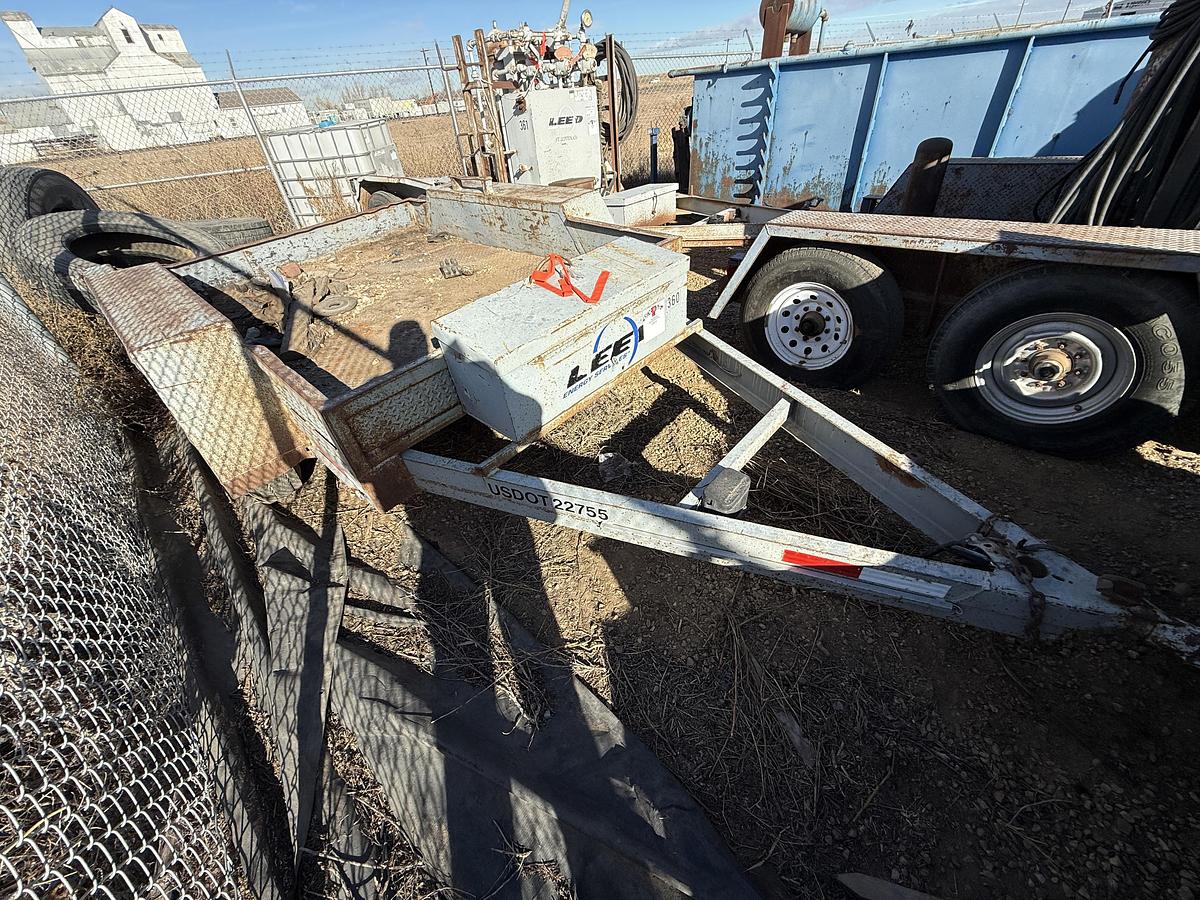 Used 1997 HMDE 8’ T/A BUMPER PULL UTILITY TRAILER