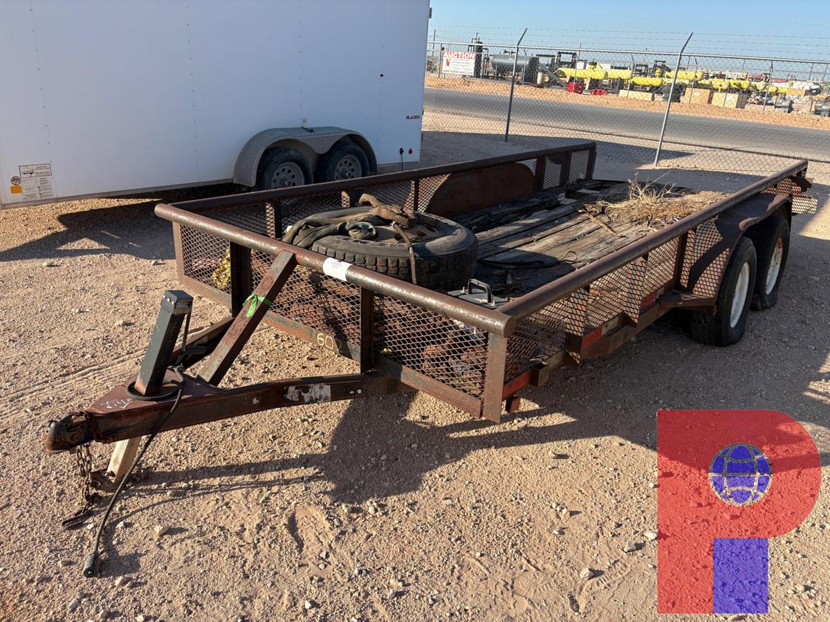 Used 2008 C&M TRAILERS 16’ X 7’ T/A BUMPER PULL UTILITY TRAILER