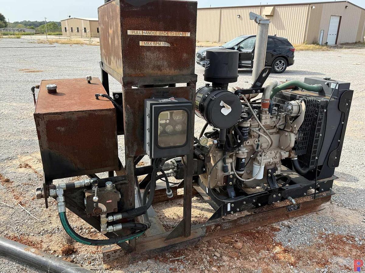 Used JOHN DEERE 4045HF285 4.5L HYDRAULIC POWER UNIT SKIDDED