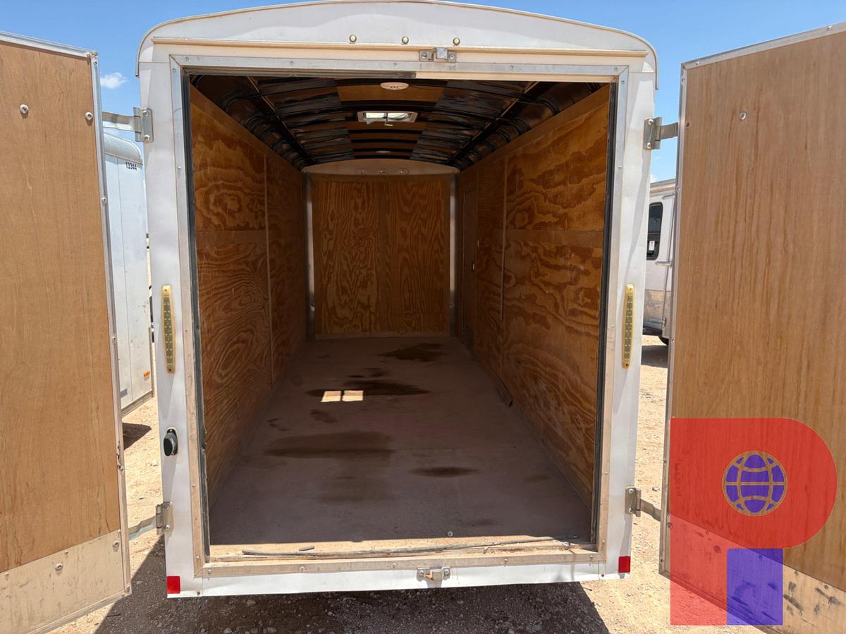 Used 2018 FOREST RIVER 16’ X 6’ T/A BUMPER PULL ENCLOSED TRAILER