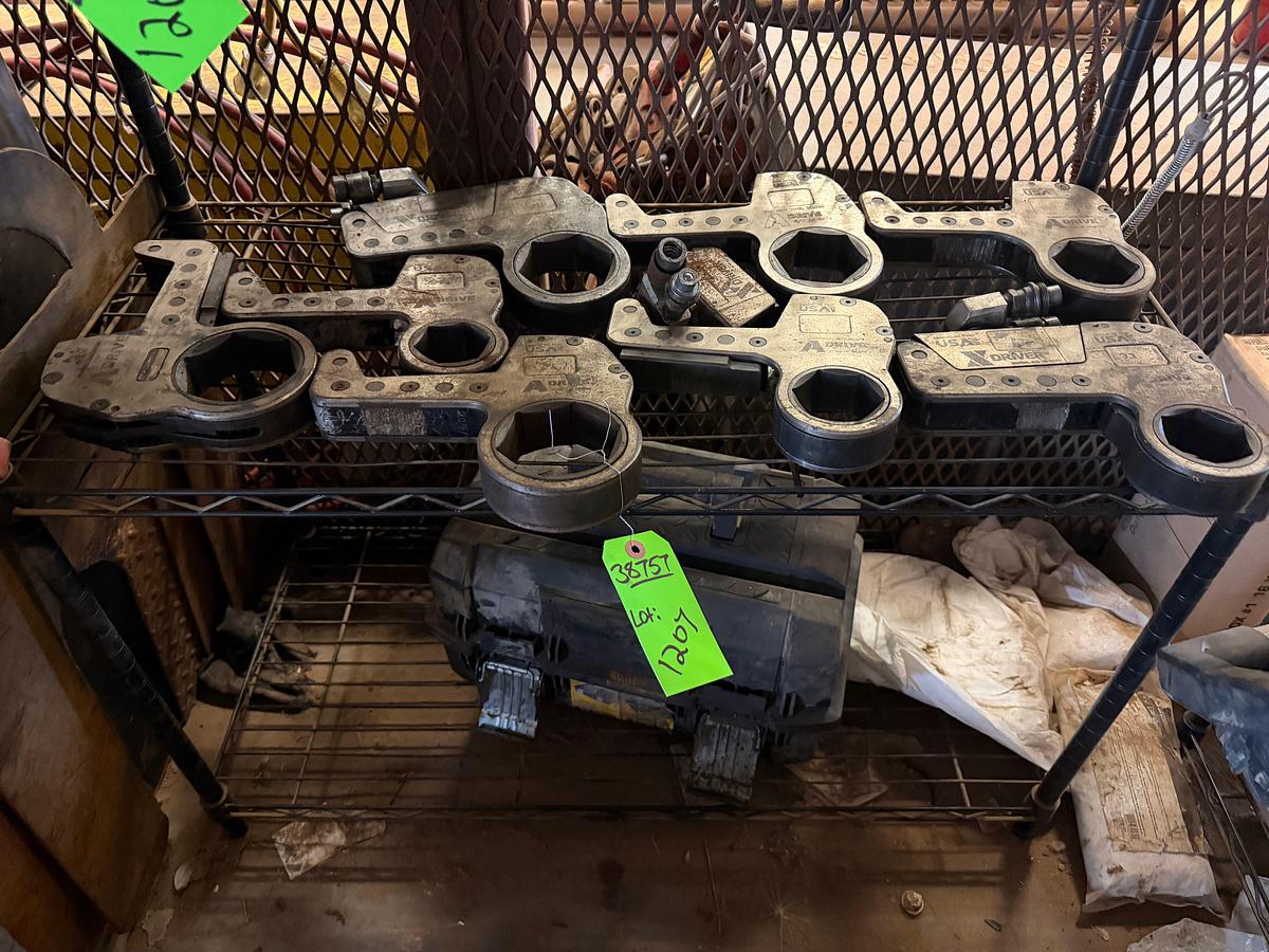 Used Set of (8) norwolf A-drive hydraulic torque wrenches