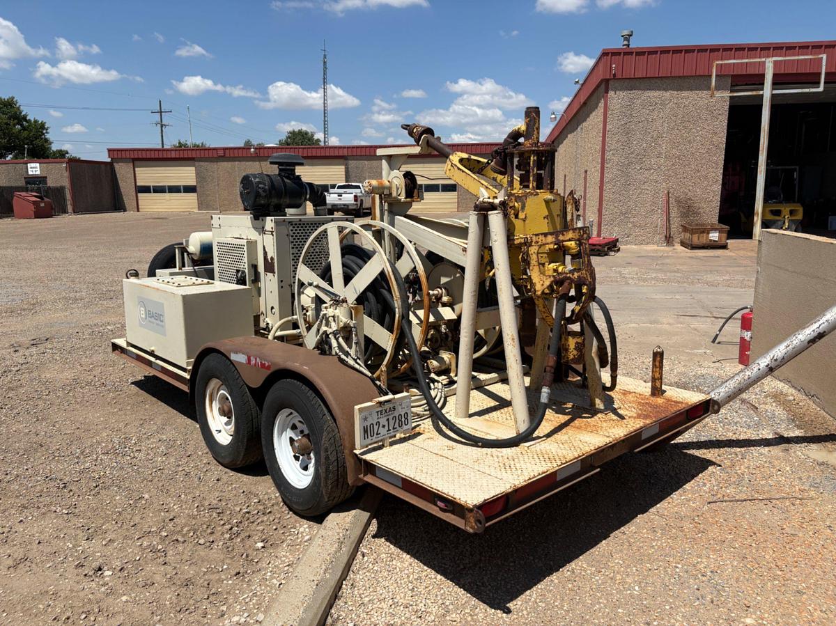 Used Logan 2.0 power swivel mtd on T/A bumper pull trailer