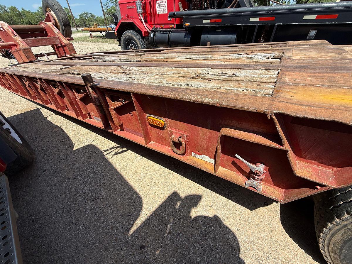 Used 1982 AZTEC 50’ X 108” 4-AXLE MECH RGN LOWBOY TRAILER