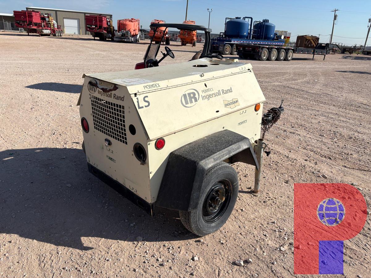 Used INGERSOLL RAND 6KVA S/A BUMPER PULL GENERATOR TRAILER