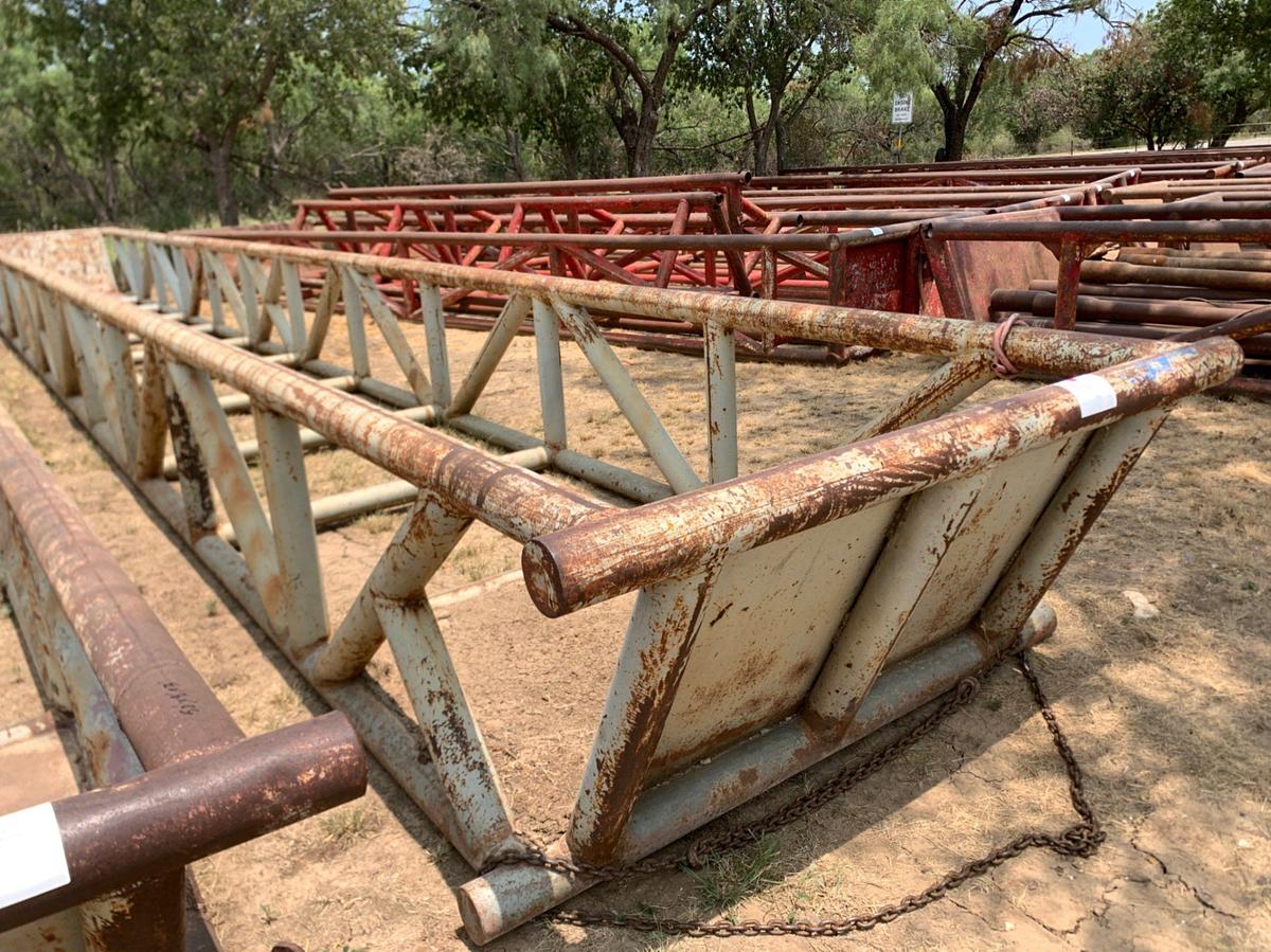 Used 48’ x 6’ x 3’ Skidded Pipe Tub