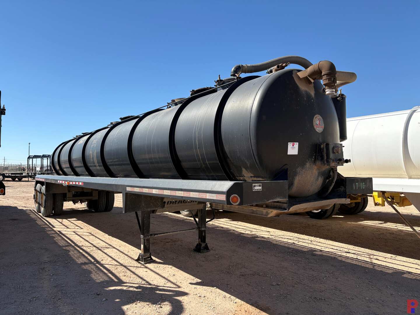 Used 2019 DRAGON 130BBL T/A VACUUM TRAILER