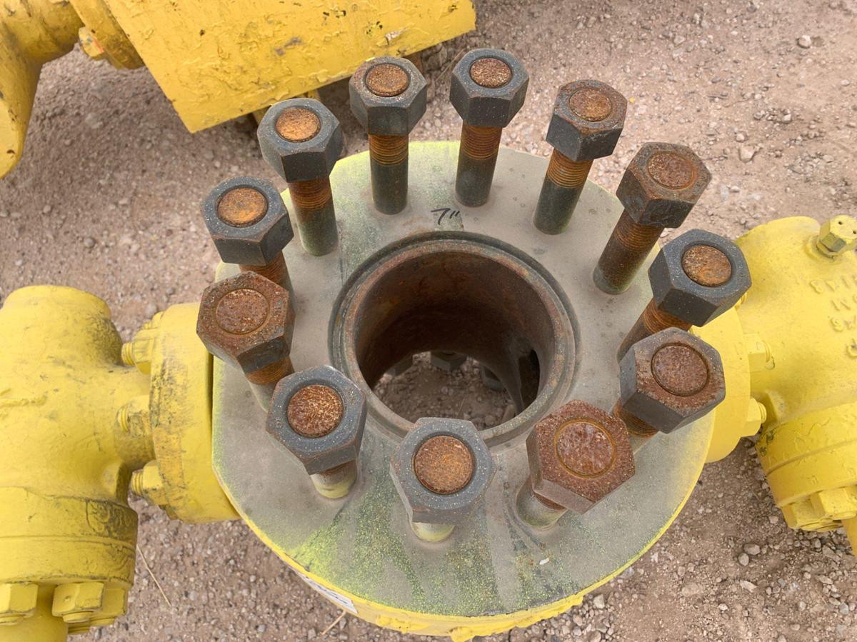 Used (8) 7” 10k Fluid Crosses w/(26) 4” 10k Gate Valves
