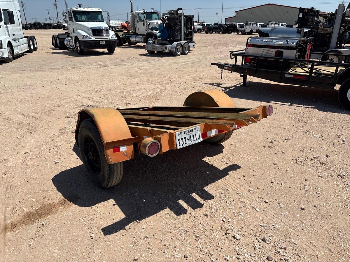 Used SHOPBUILT 10’ x 50” s/a bumper pull tool transport trailer