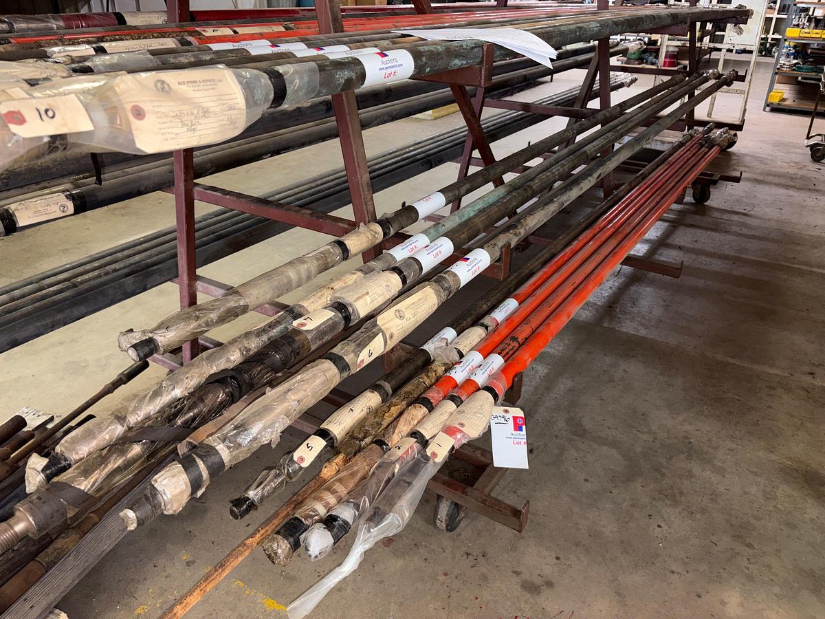Used 2” x 1-1/2” x 12’, 3’MTL PLGR, Nicarb barrel SS trim rod