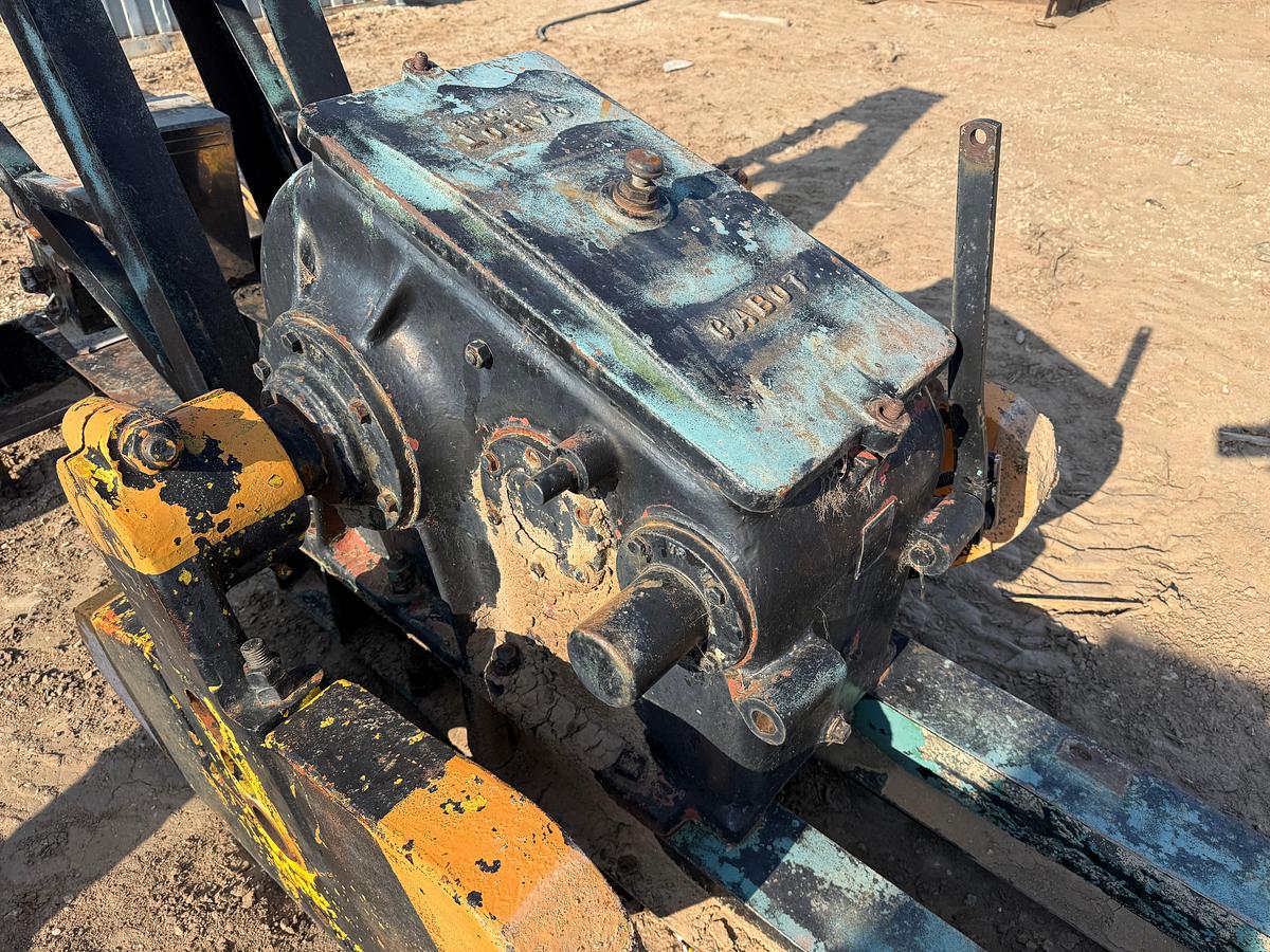 Used (1) CABOT 40 D, (1) CABOT TYPE 11 PUMPING UNIT GEAR BOXES, (3) SKIDS, & RELATED, INCOMPLETE F/ PARTS