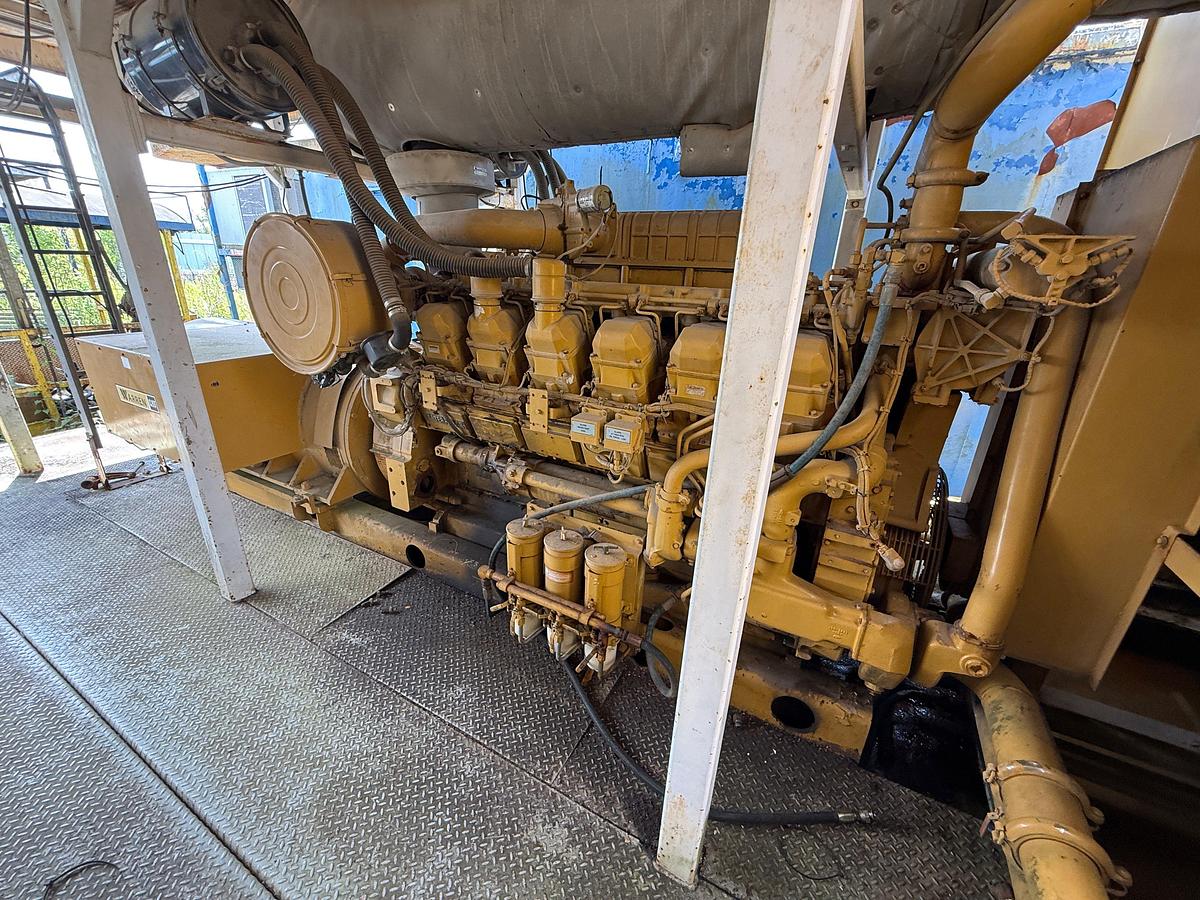 Used KATO 1204-KW DIESEL GENERATOR SET P/B CATERPILLAR 3512B 1621-HP