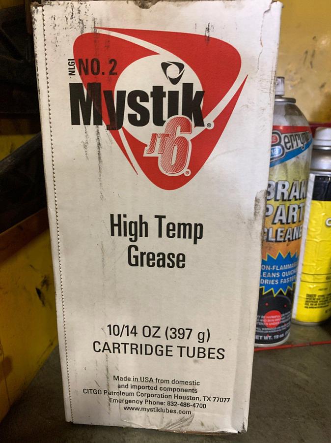 Used Cabinet and all it’s Contents ( Brake Parts Cleaner, Anti Seize Lubricant, Starting Fluid, PB Blaster, High Temp Grease)