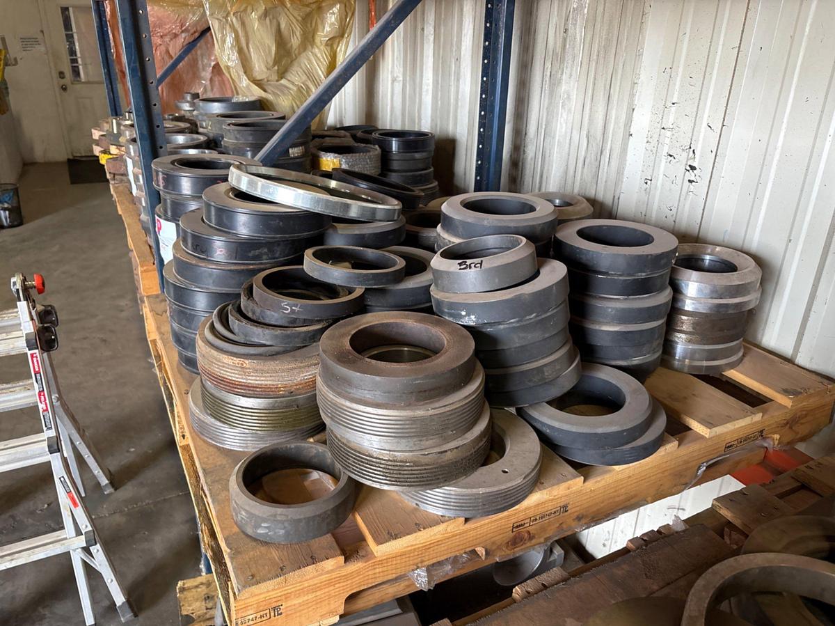 Used (2 pallets) of assorted secondary seals for tubing heads