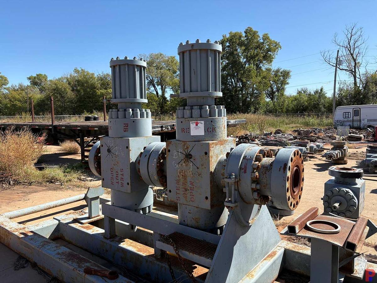 Used (2X$) (2) JF 7-1/16” 15K HYDRAULIC FRAC VALVES