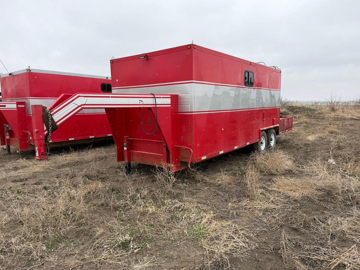 Used 2019 CHAOS METAL WORX 24' GN DOG HOUSE / TOOL TRAILER