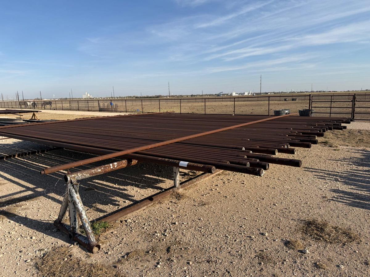 Used (80) Jts. Of structural mixed 3-1/2” & 2-7/8” pipe