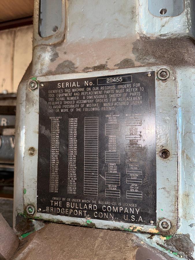 Used BULLARD 54” CUT MASTER VERTICAL TURRET LATHE (VTL)