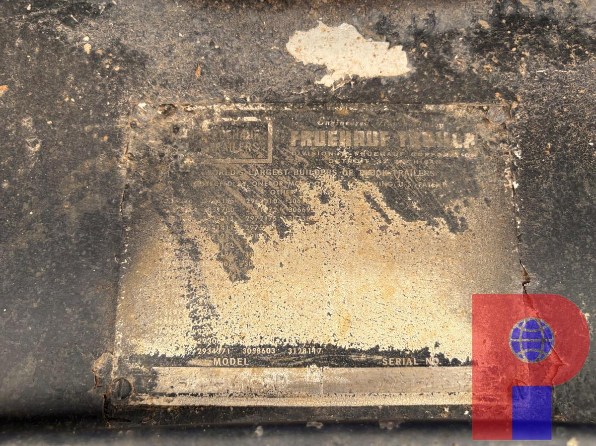 Used FRUEHAUF 40’ X 8’ T/A STEEL FLATBED TRAILER