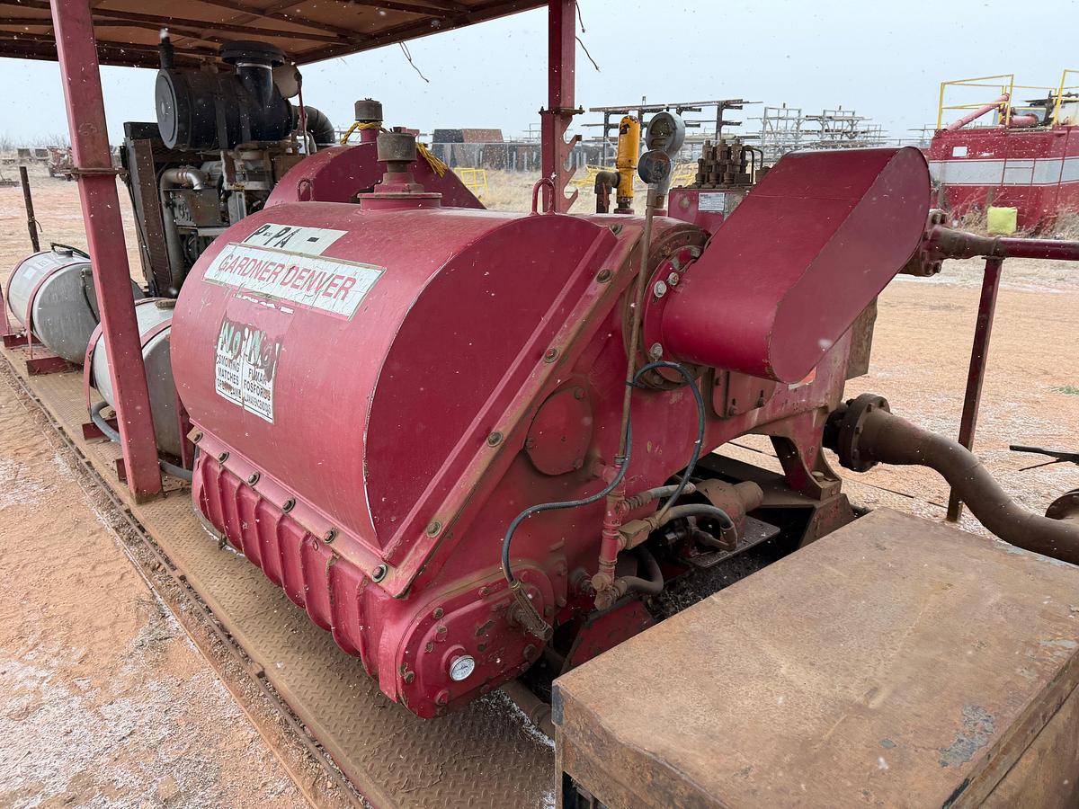 Used 2009 GARDNER DENVER PAH 10K TRIPLEX MUD PUMP