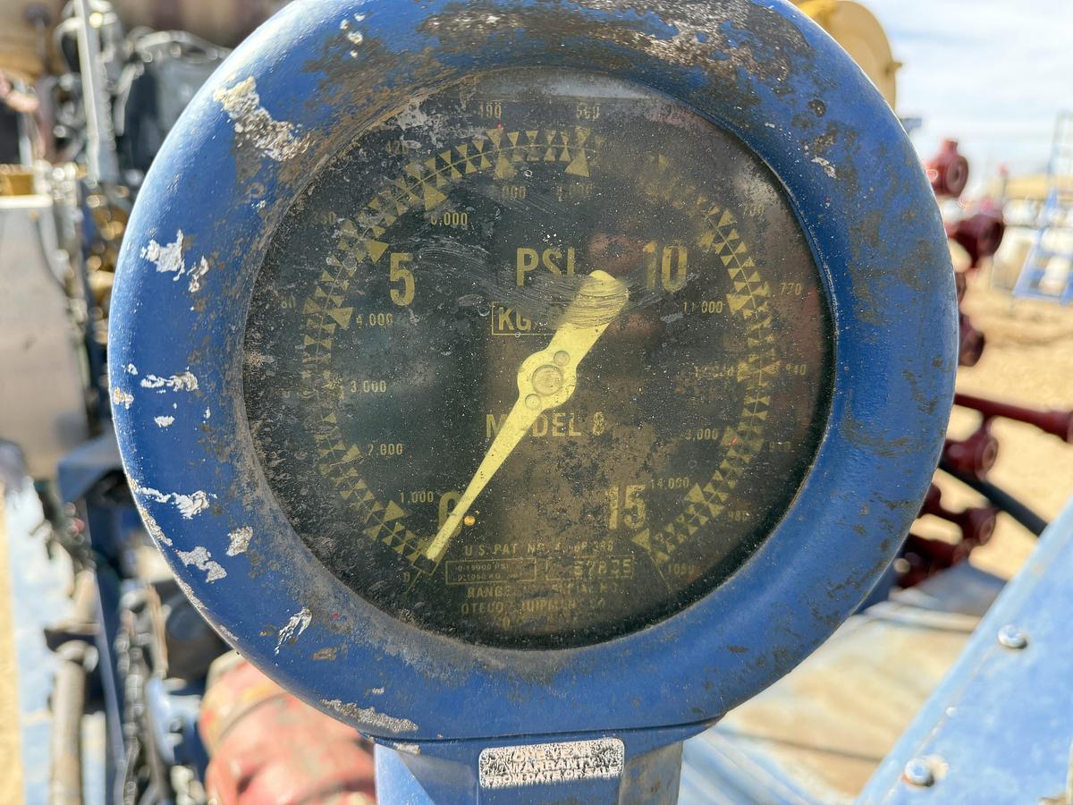 Used 2018 KERR T60 10K WP TRIPLEX WELL SERVICE PUMP P/B CATERPILLAR C18 630-HP, SKIDDED