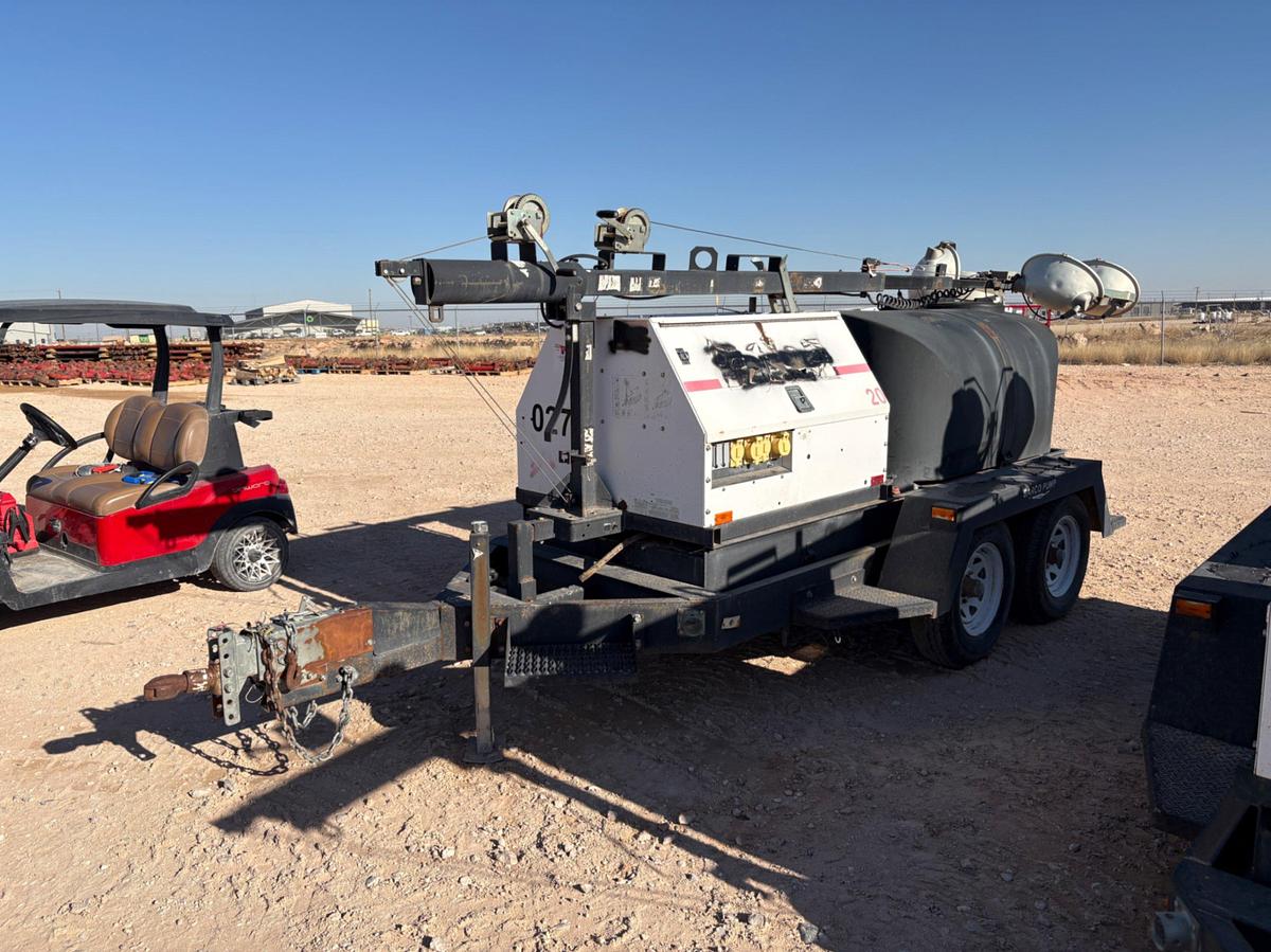 Used Magnum MLT4200 T/A bumper pull 19KW light tower combo trailer