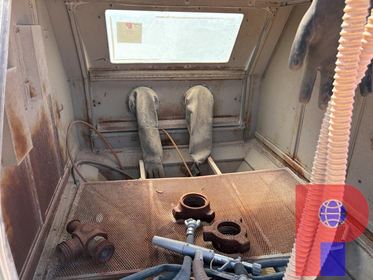 Used 47” X 51” X 66” SANDBLASTING CABINET