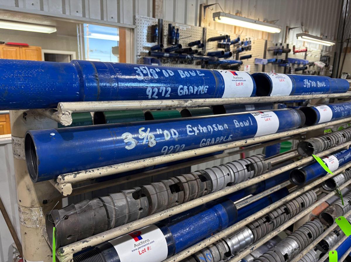 Used (2x$) (2) 3-5/8”od overshot extension bowls gr9272