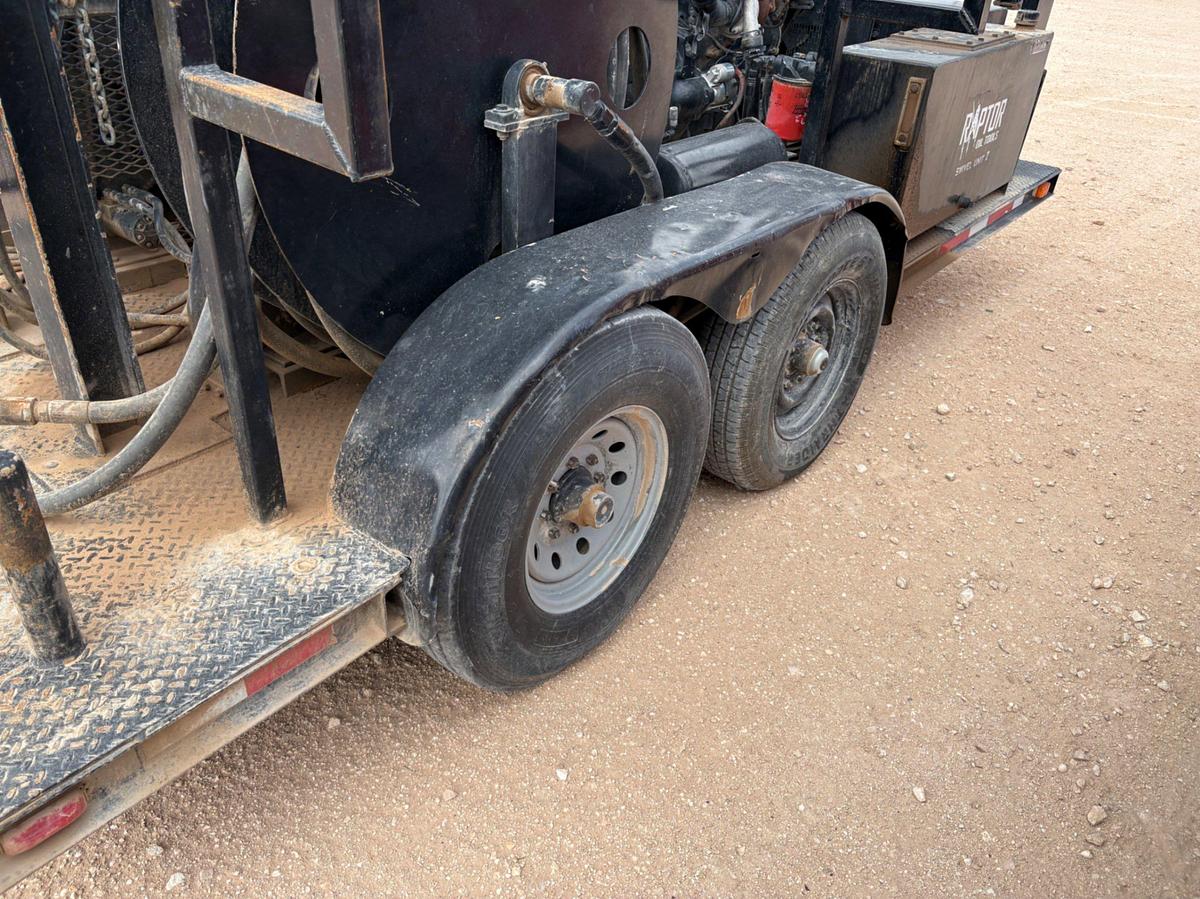 Used Bowen 2.5 85-ton power swivel unit mtd on t/a 2024 gooseneck trailer