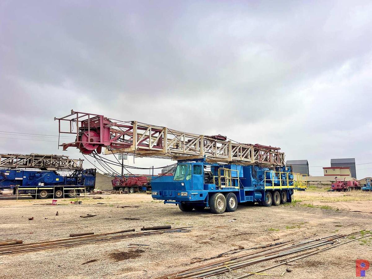 Used 2013 EAGLE 600 DD 104’-300K 5-AXLE WELL SERVICE WORKOVER RIG