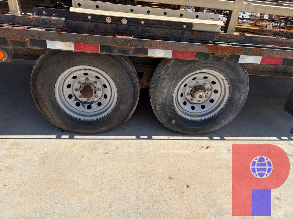 Used 2022 WALTON 24’ X 8’ T/A GOOSENECK WATER MISSLE TRAILER