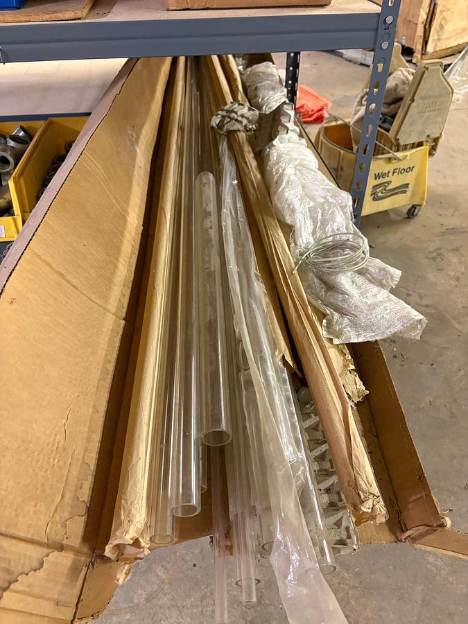 Used (2) 4’ x 2’ x 70” shelving units w/ contents