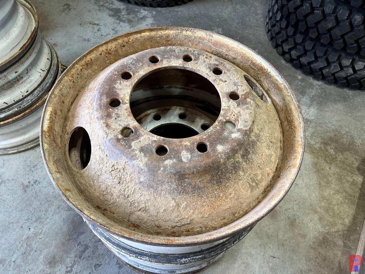 Used 8 - 10 LUG STEEL WHEELS