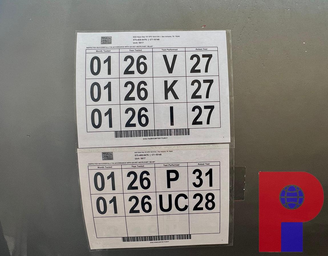 Used 2012 COMPTANK CORPORATION 5,500 GAL.T/A ACID TRANSPORT TRAILER *FRESH VIK INSPECTION!*