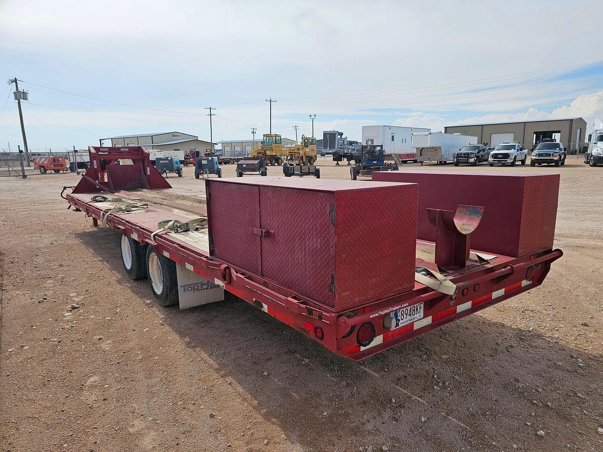 Used 2013 TOP HAT TRAILERS 30’ X 102” T/A GOOSENECK TOOL TRANSPORT TRAILER