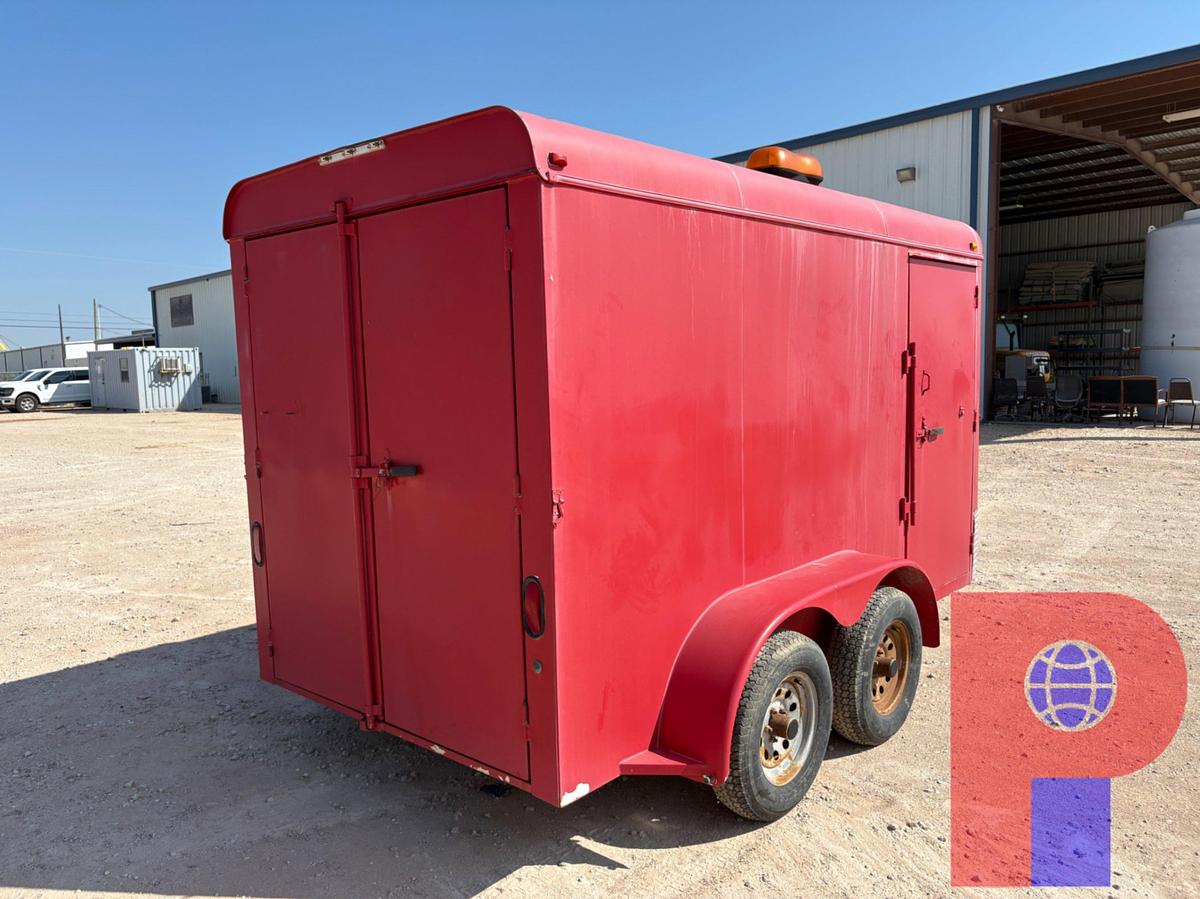 Used 2014 TITAN TRAILER MFG. 12’ X 6’ T/A BUMPER PULL ENCLOSED CARGO TRAILER