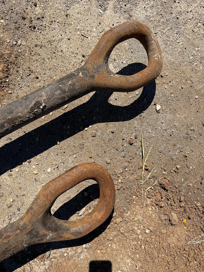 Used (2) 1-7/8” X 120” ELEVATOR LINKS