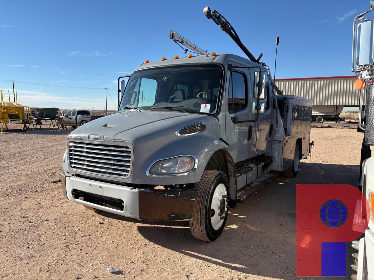 Used 2015 FREIGHTLINER M2 106 S/A CREW CAB SLICK LINE TRUCK