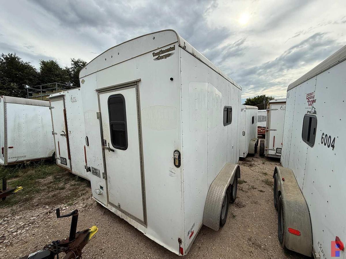 Used 2015 FOREST RIVER 12’ T/A BUMPER PULL CREW / DOGHOUSE TRAILER