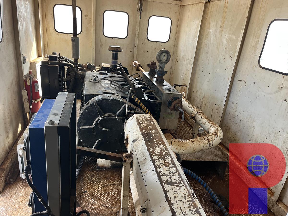 Used Kerr QWS 1,000HP Quintaplex Well Service Pump P/B: CAT C-32 Diesel Engine