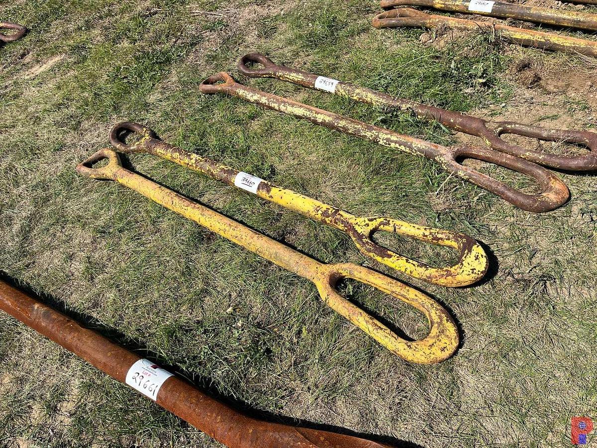 Used (2) 2” X 72” ELEVATOR LINKS