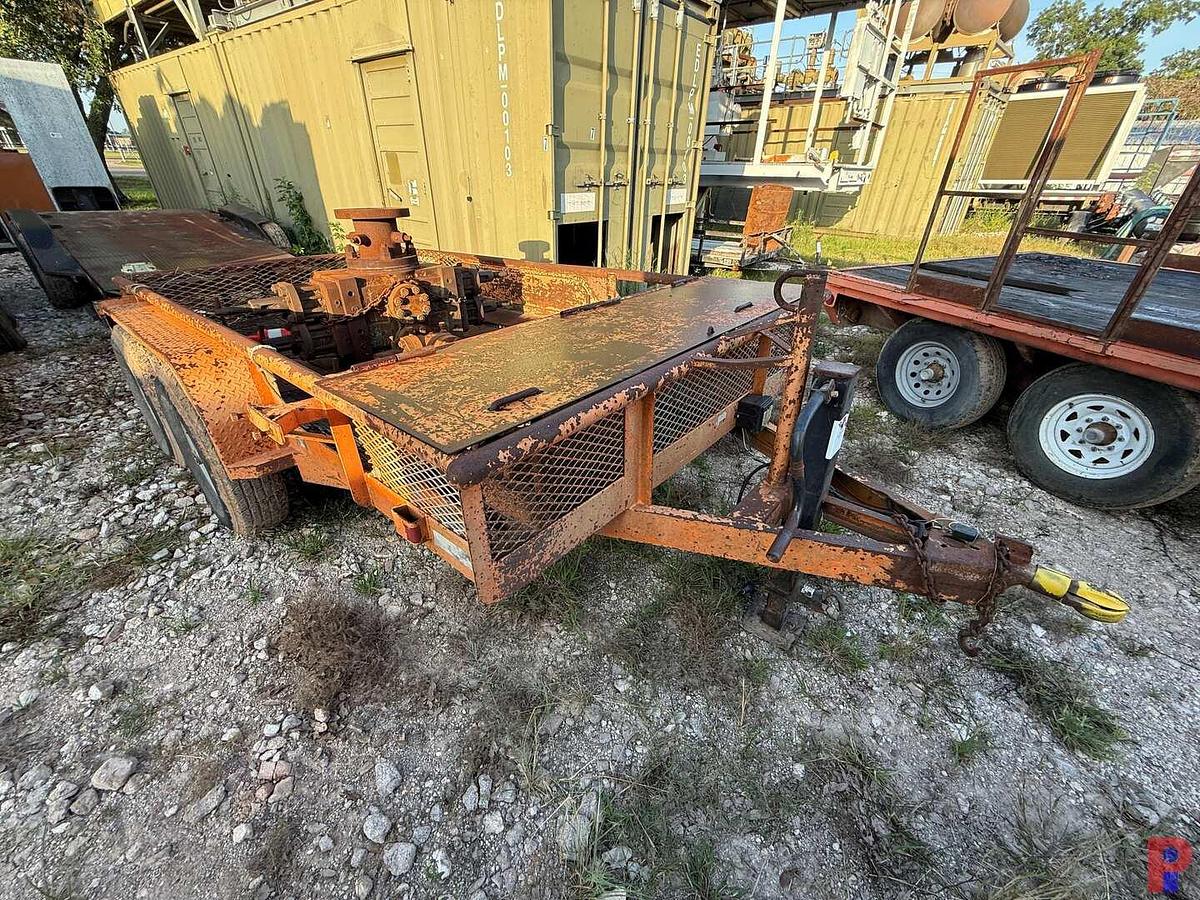 Used 12’ T/A BUMPER PULL TRAILER W/ TOWNSEND 5K HYD. DBL. BOP