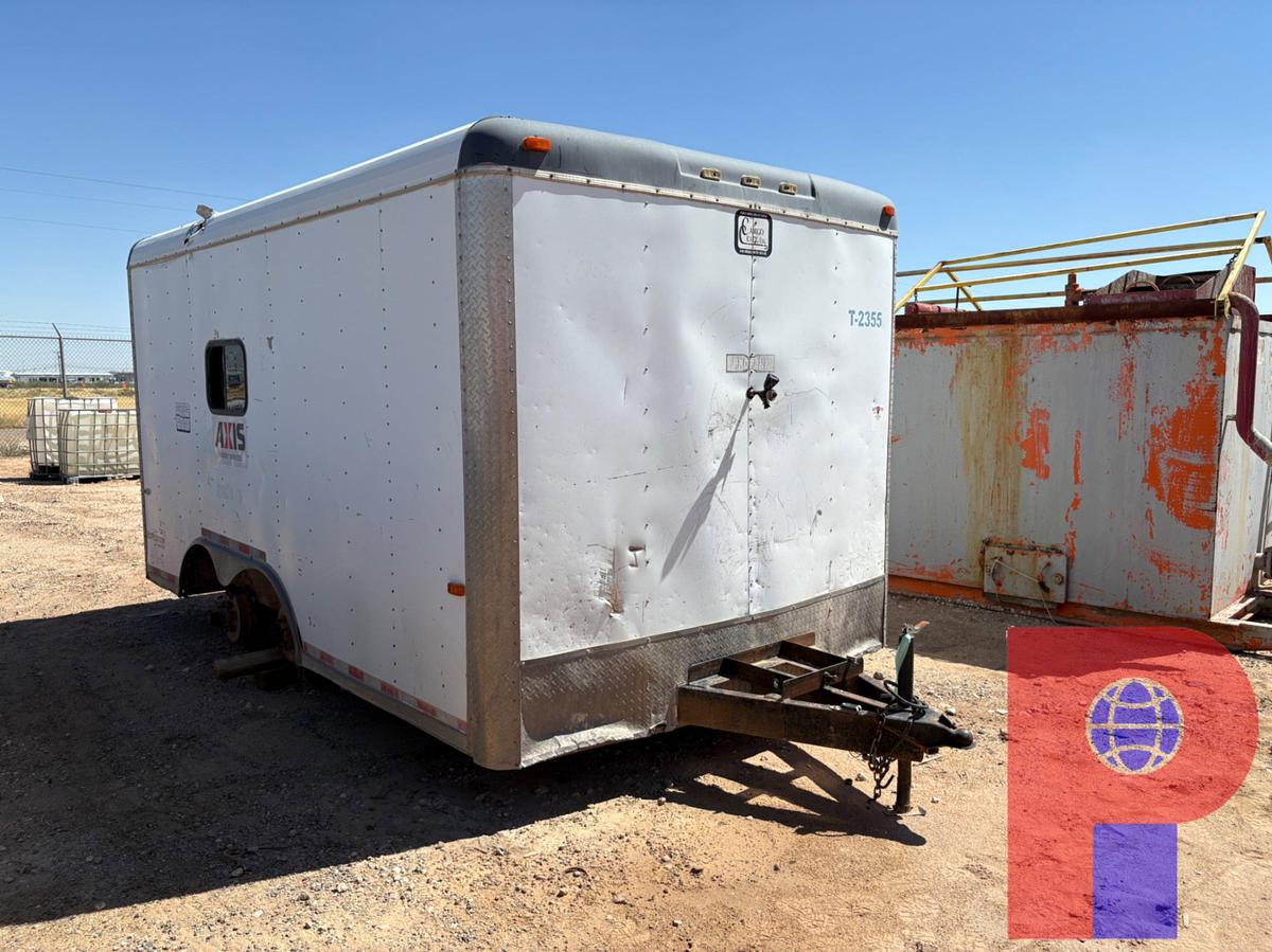 Used 2011 CARGO CRAFT 14’ X 8’ T/A BUMPER PULL DOGHOUSE TRAILER