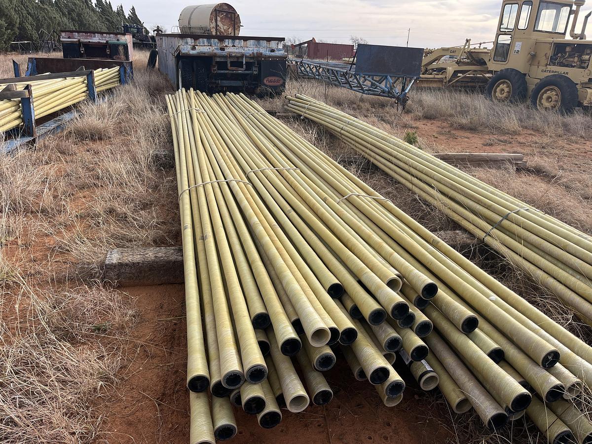 Used (750 FT.) 25 JTS. OF UNUSED NOV STAR AMINE 2" FIBERGLASS PIPE