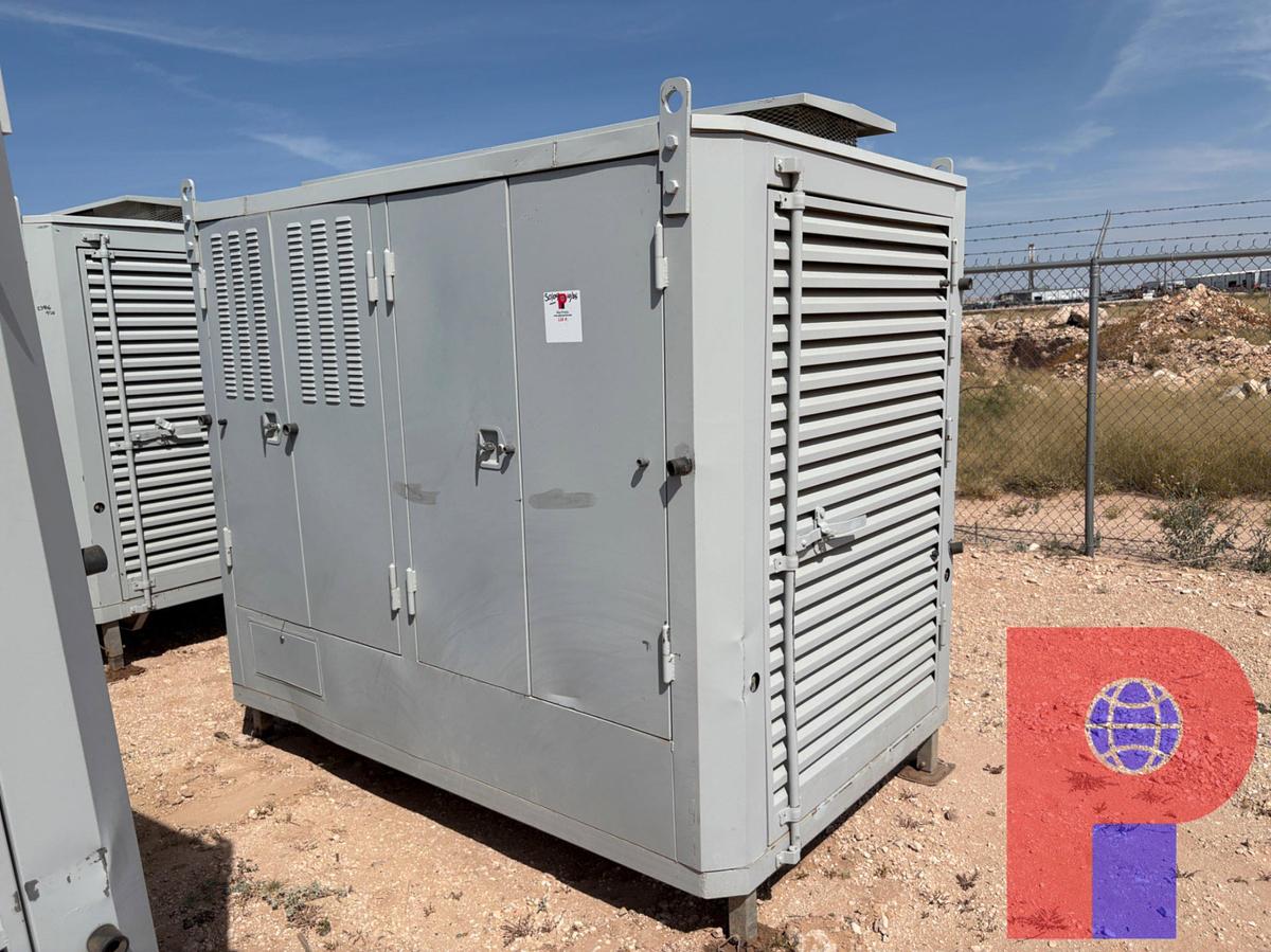 Used STAMFORD 100KW 3-PHASE AC GENERATOR P/B: 8-CYLINDER NATURAL GAS ENGINE