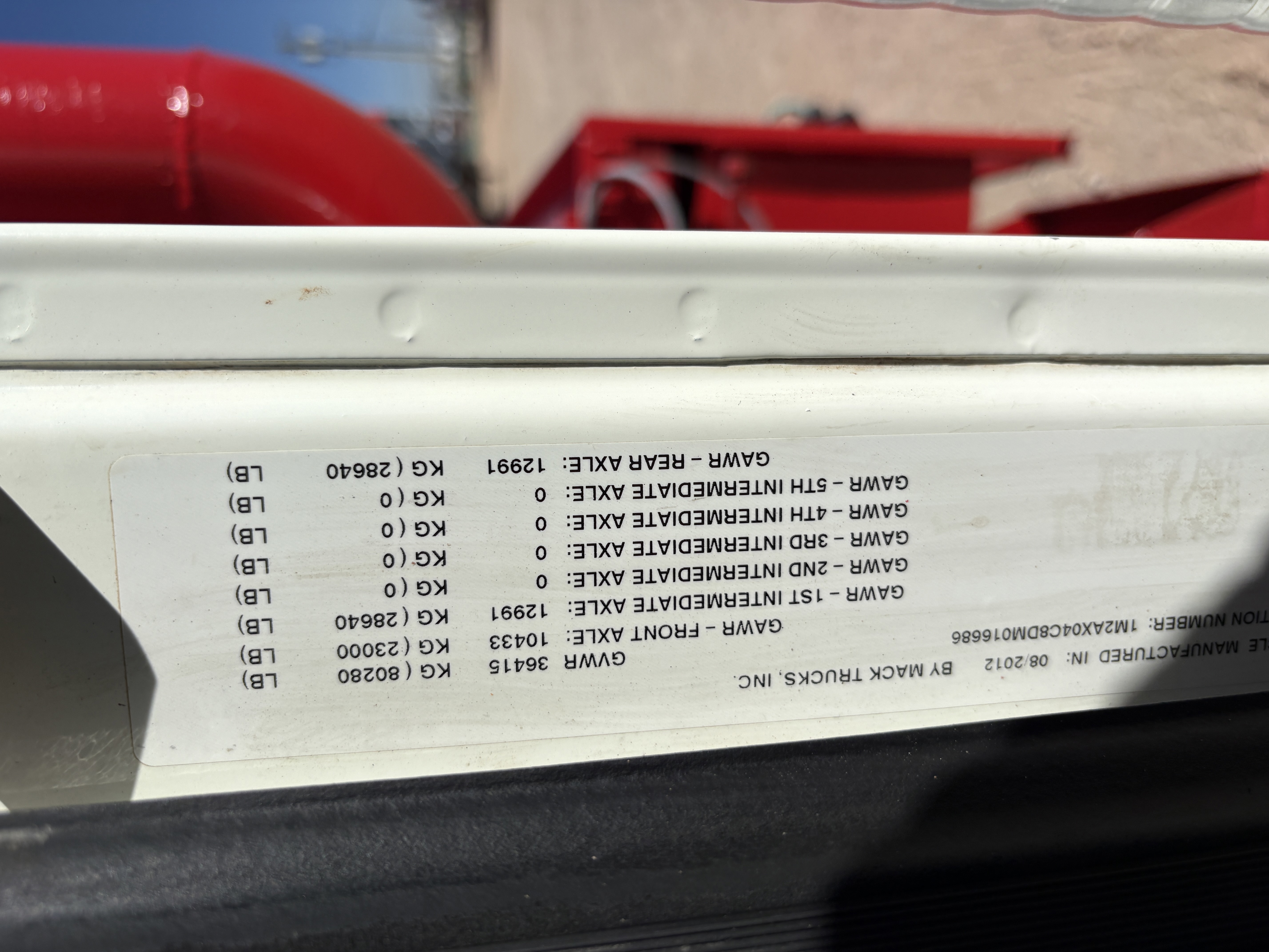 Used 2013 MACK GRANITE T/A DAYCAB POLE TRUCK