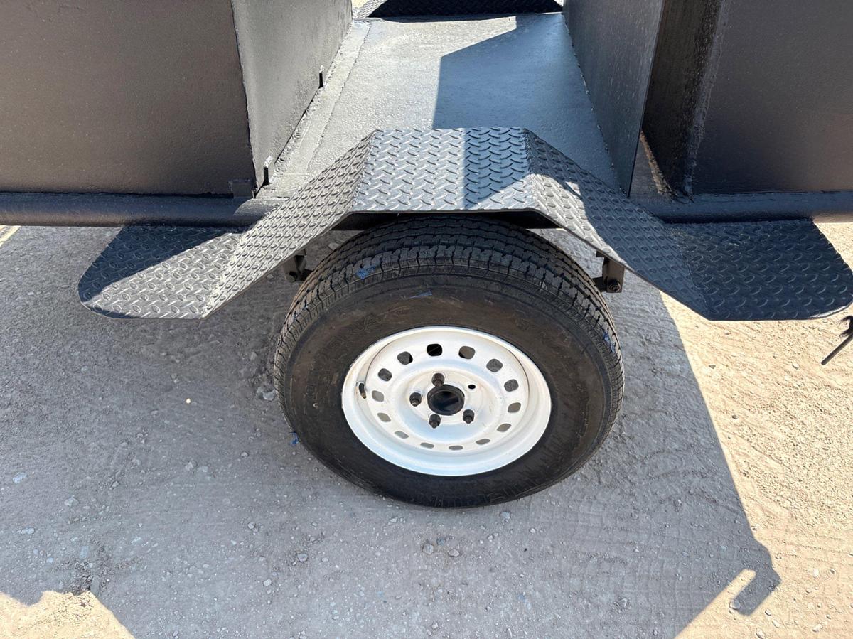 Used SHOPBUILT 7’ x 6’ S/A BUMPER PULL TRAILER