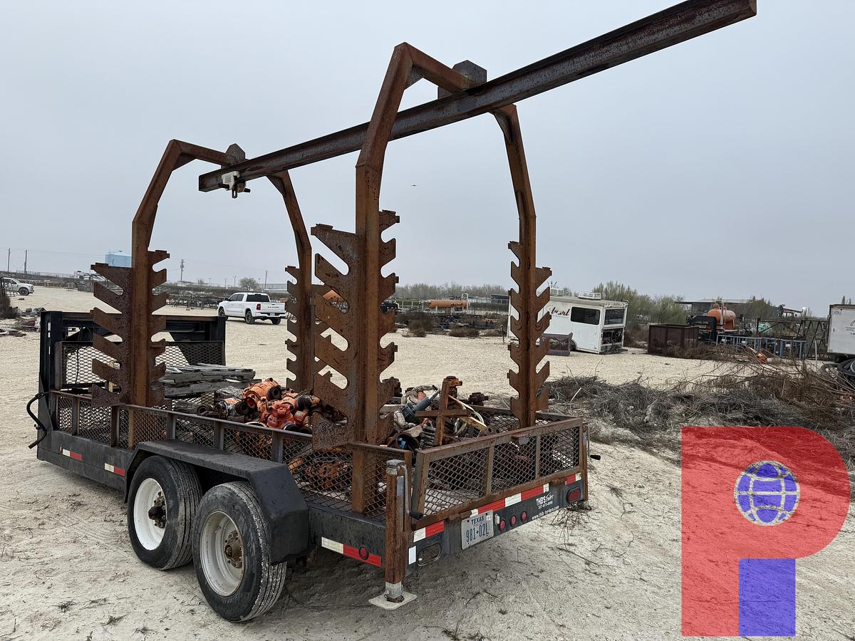 Used 2011 THIB’S TRAILERS 16’ T/A MONORAIL GOOSENECK TRAILER