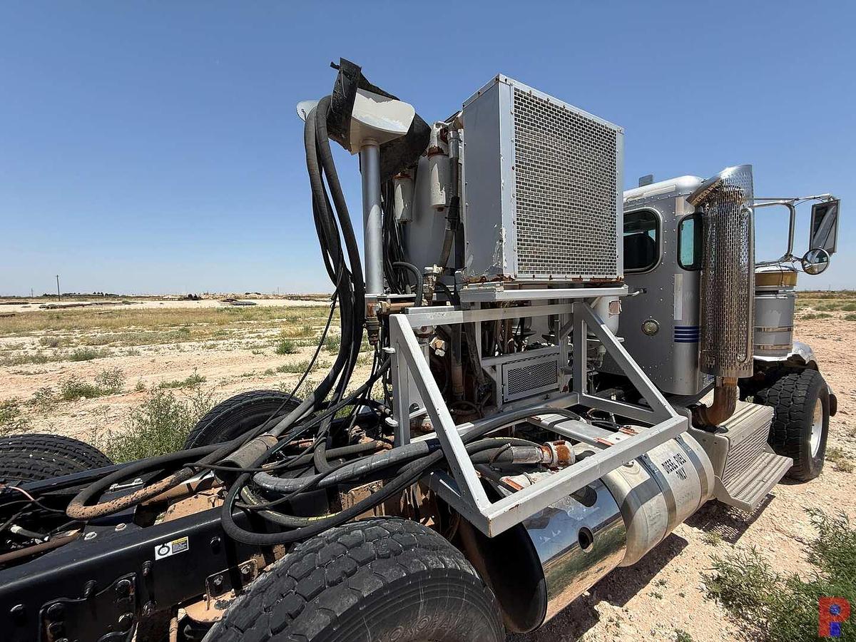 Used 2013 PETERBILT 367 QUAD AXLE COIL TUBING HAUL TRUCK